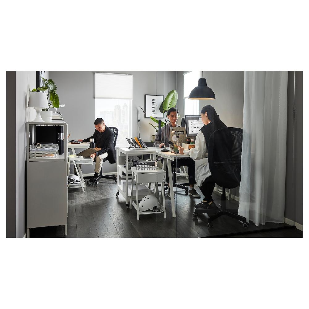 IKEA TROTTEN Scrivania Bianco 120x70 Cm