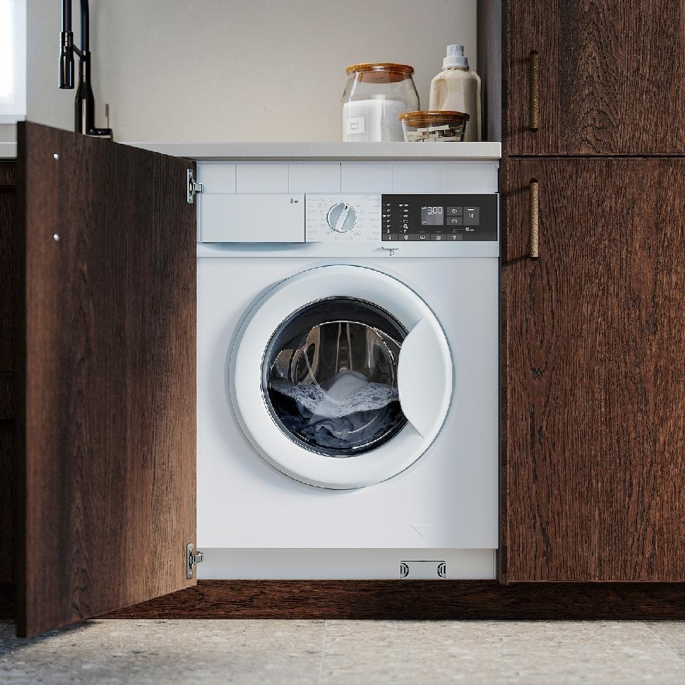 IKEA TVÄTTAD Lavatrice Integrata Bianco