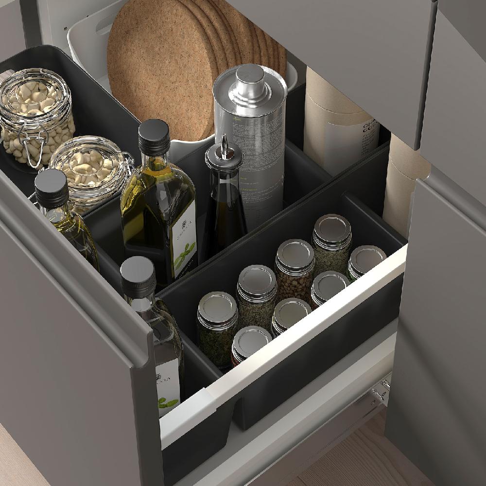 IKEA UPPDATERA Contenitore Antracite 50x12 Cm