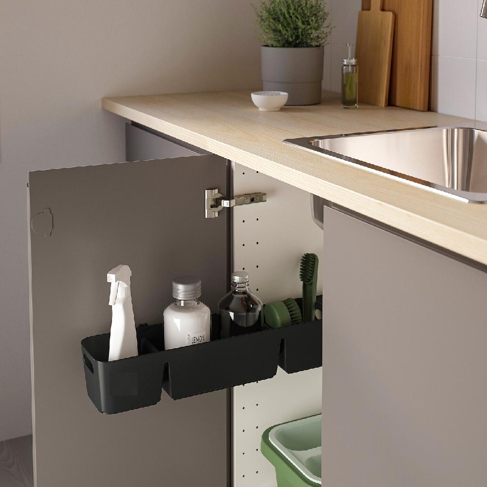 IKEA UPPDATERA Contenitore Antracite 50x12 Cm
