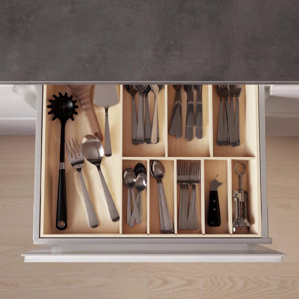 IKEA UPPDATERA Portaposate Bambù Chiaro 52x50 Cm