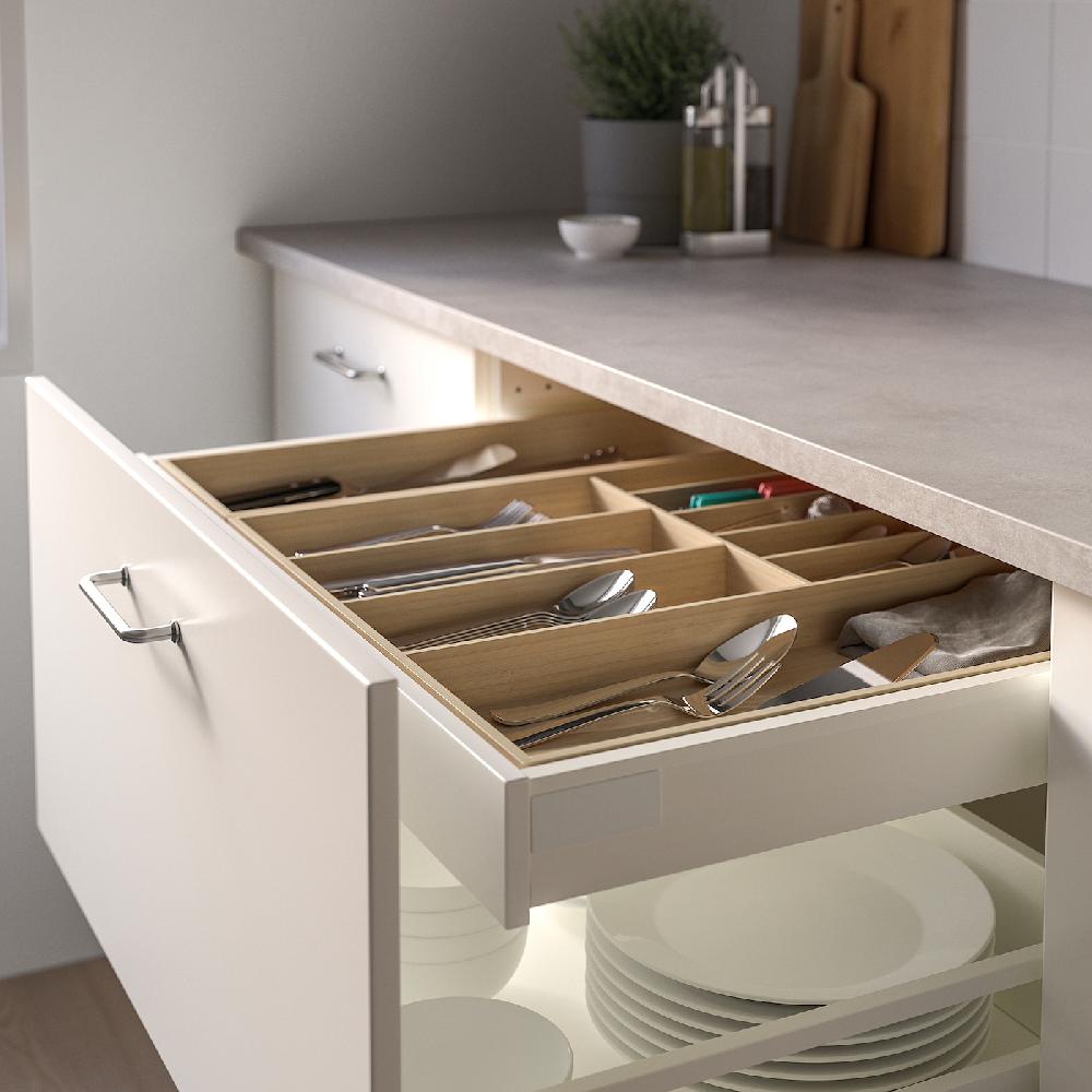 IKEA UPPDATERA Portaposate Bambù Chiaro 52x50 Cm