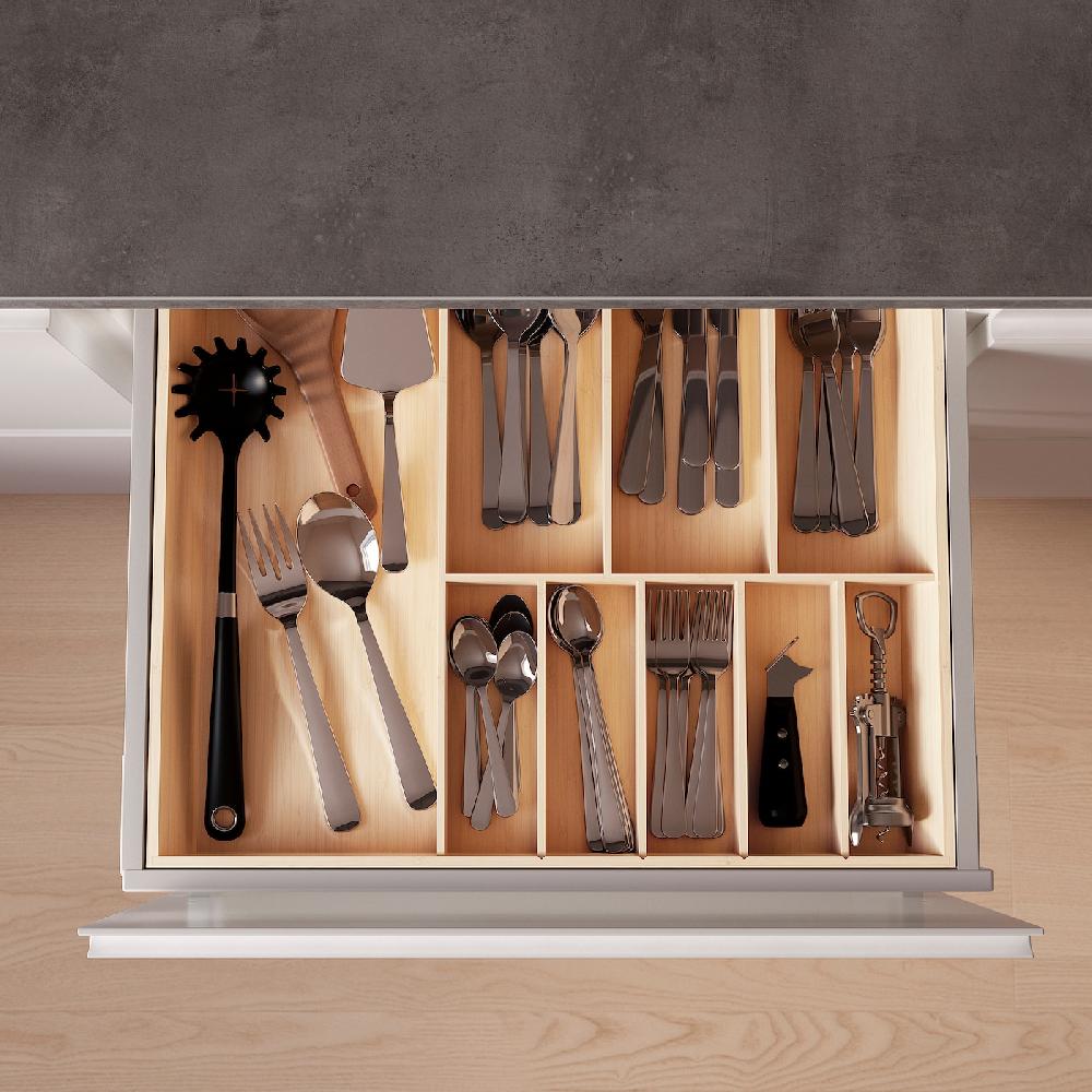 IKEA UPPDATERA Portaposate Bambù Chiaro 52x50 Cm