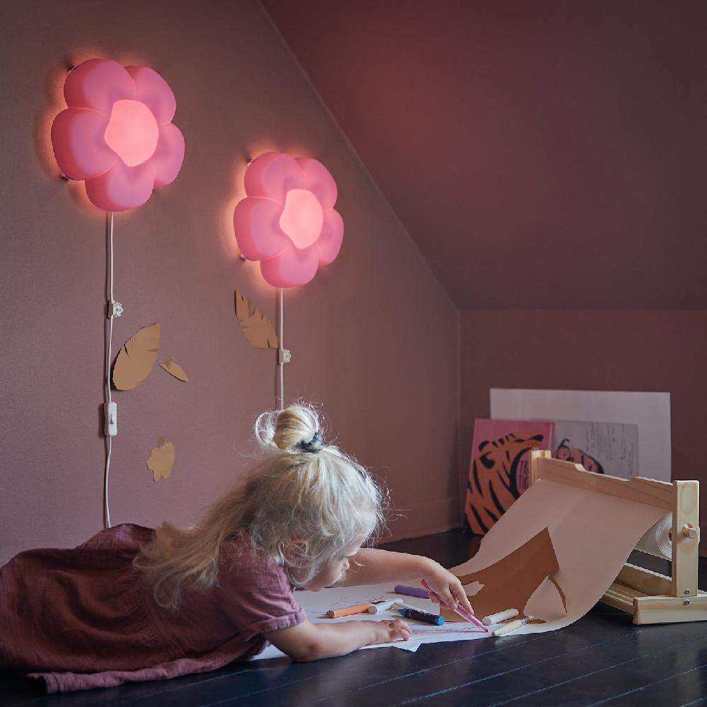IKEA UPPLYST Lampada Da Parete A LED Fiore Lilla