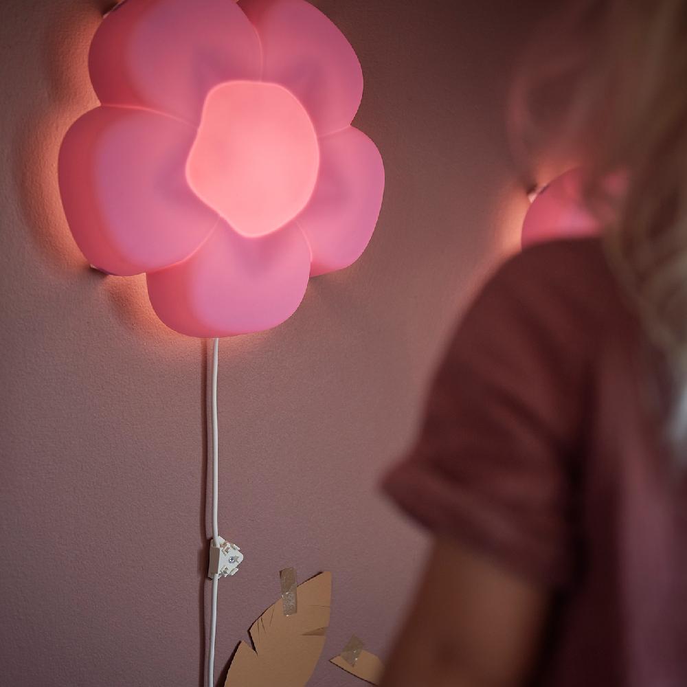IKEA UPPLYST Lampada Da Parete A LED Fiore Lilla