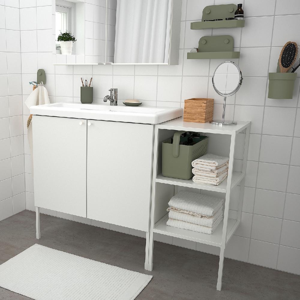 IKEA UPPRÄMEN Cestino Grigio-verde 35x17x25 Cm