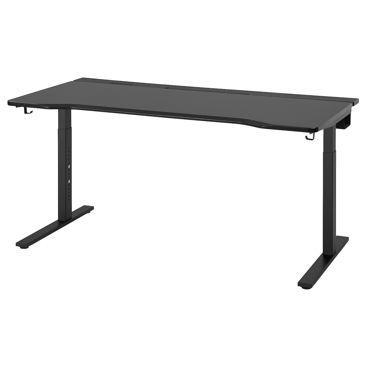 IKEA UTMANING Scrivania da gaming nero 160x80 cm