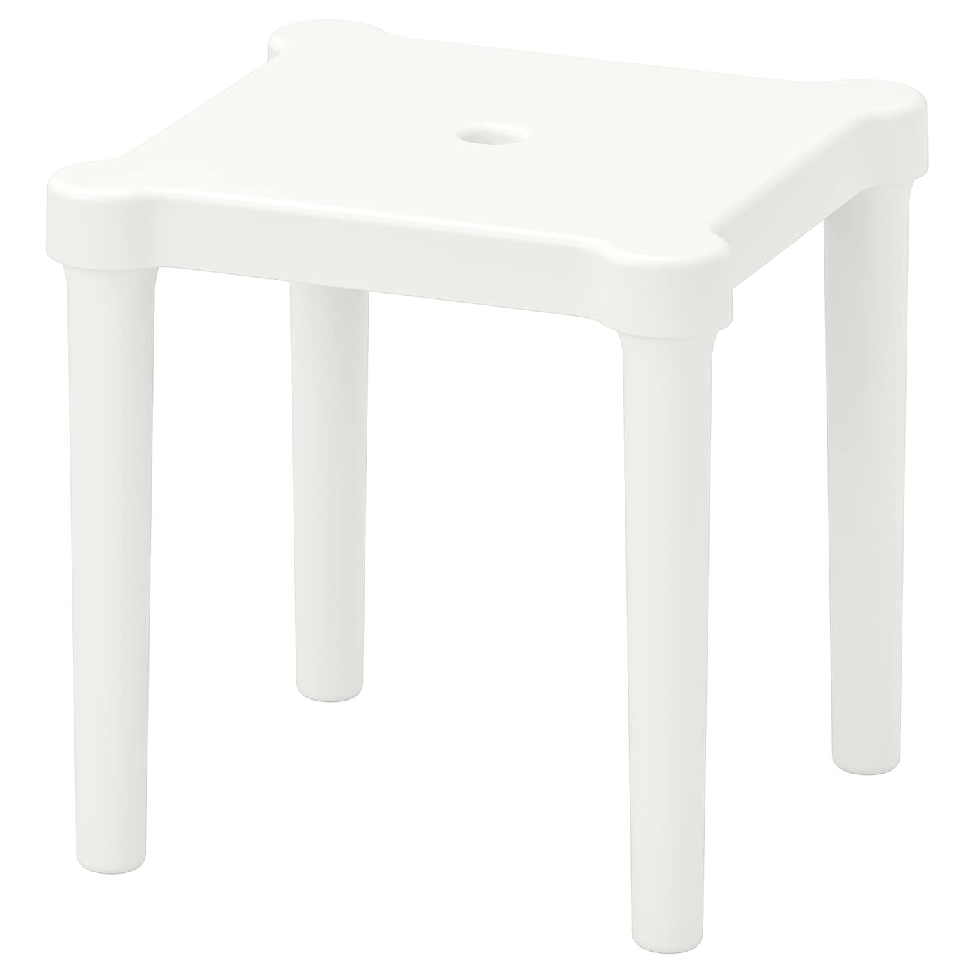 IKEA UTTER Sgabellino da interno/esterno/bianco
