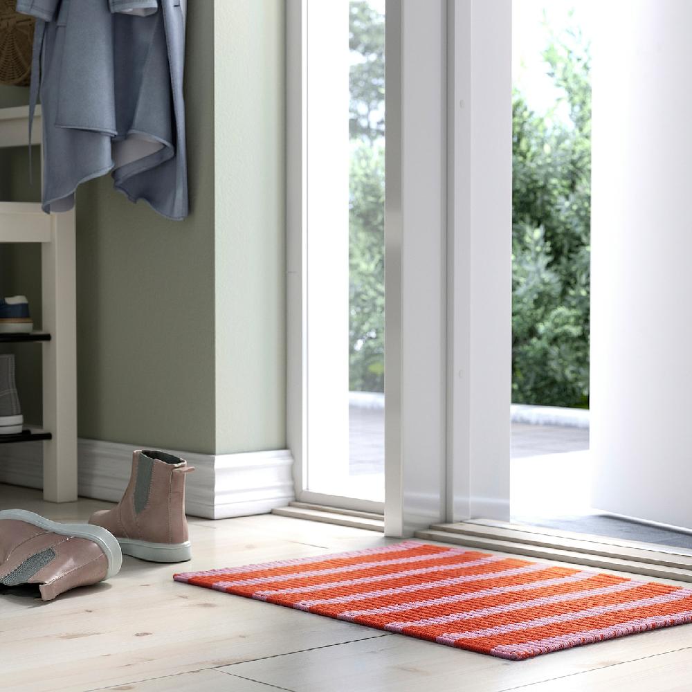 IKEA VÄGSKYLT Zerbino Rosa/arancione 40x60 Cm