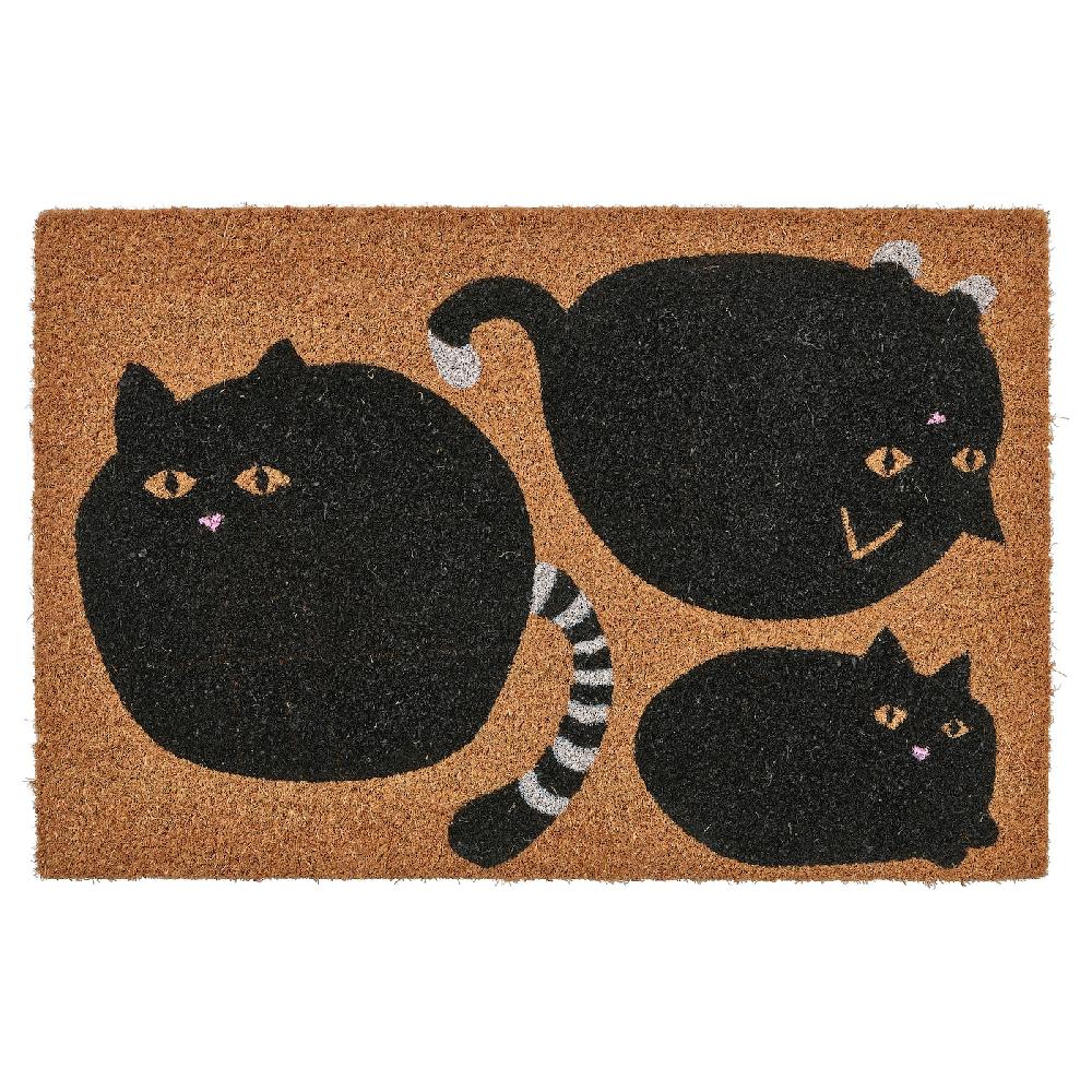 IKEA VÄGTYP Zerbino gatto nero/naturale 40x60 cm