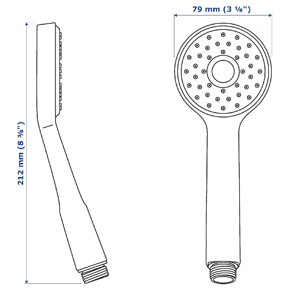 IKEA VALLAMOSSE Doccetta A 1 Getto Cromato