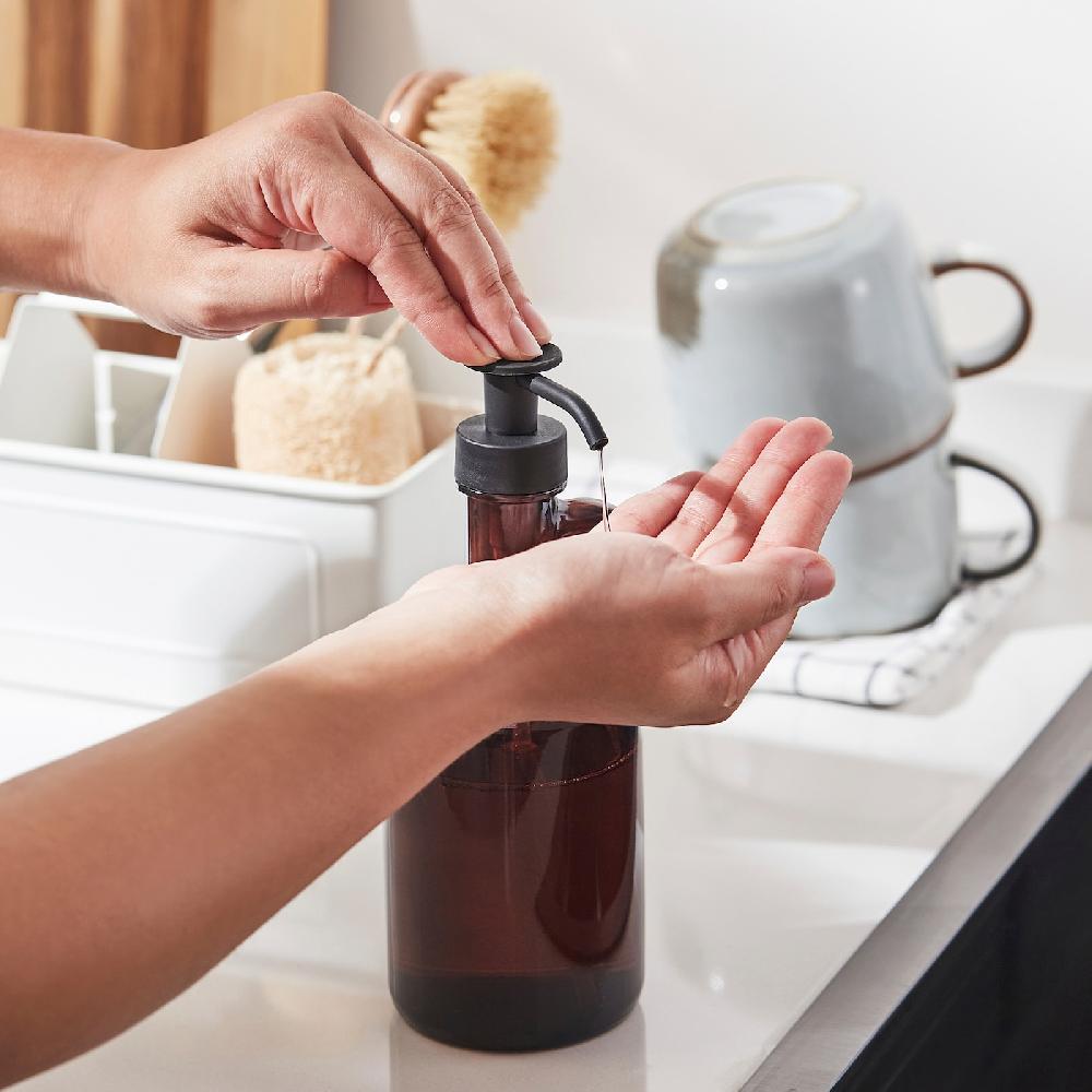 IKEA VÄLVÅRDAD Dispenser Per Sapone Marrone