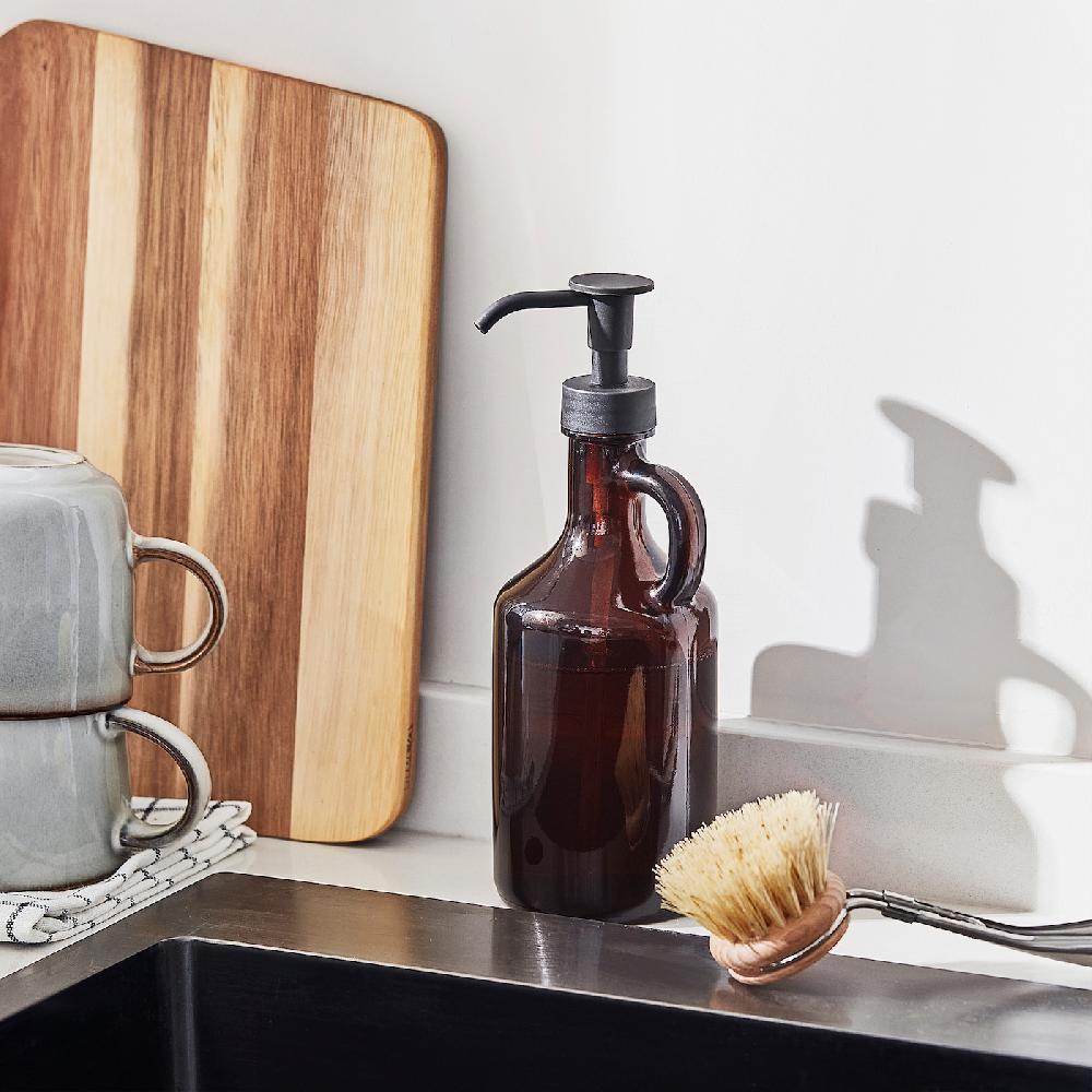 IKEA VÄLVÅRDAD Dispenser Per Sapone Marrone