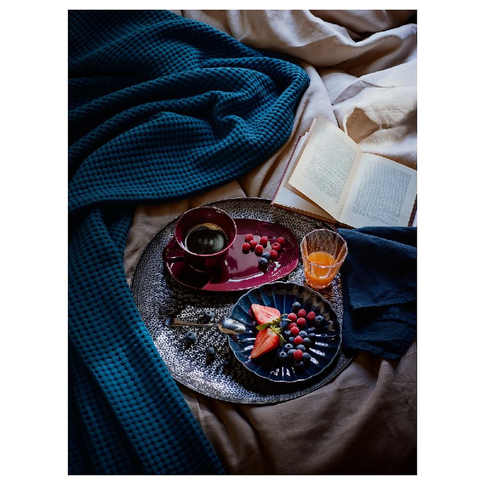 IKEA VÅRELD Copriletto Blu Scuro 150x250 Cm