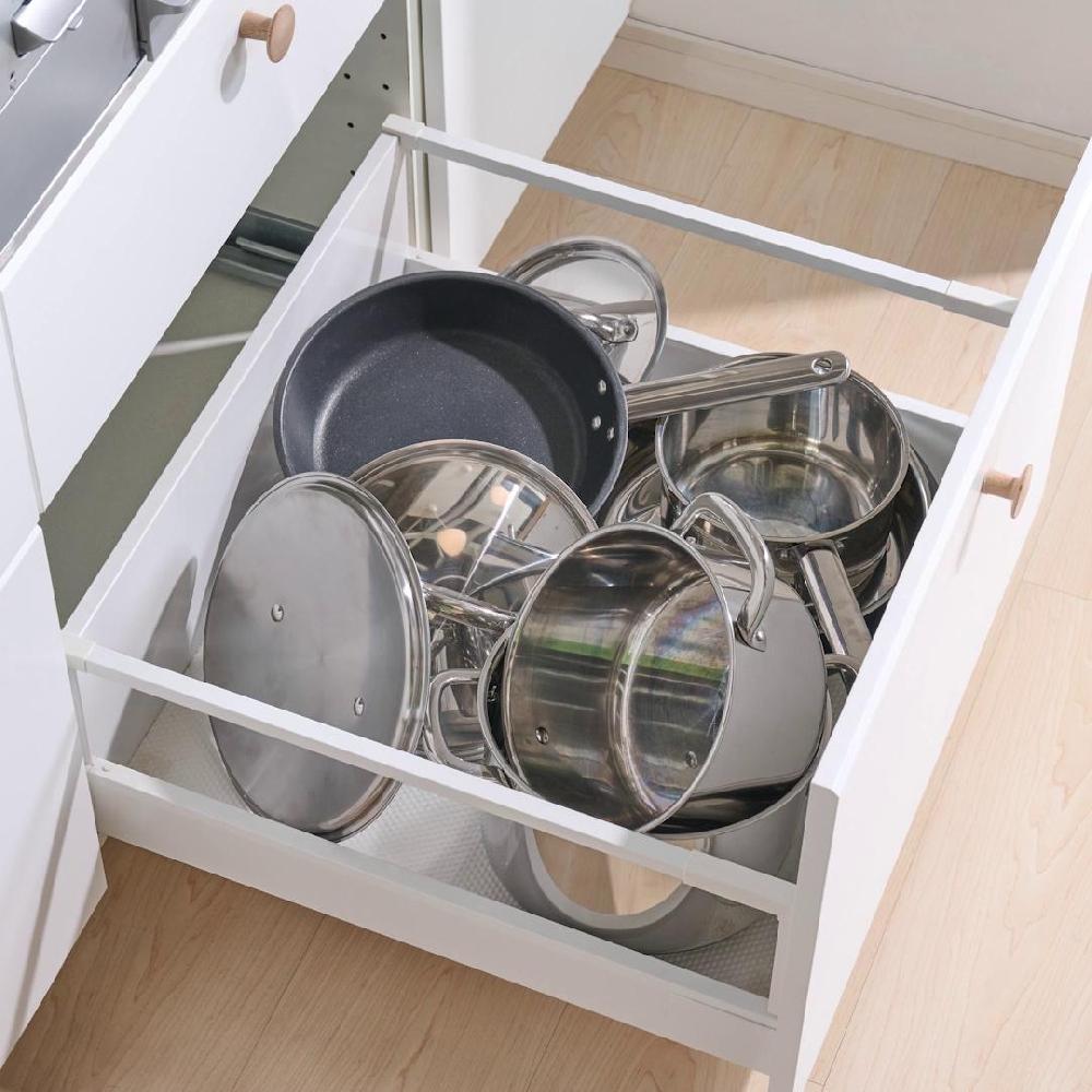 IKEA VARIERA Portacoperchi Inox