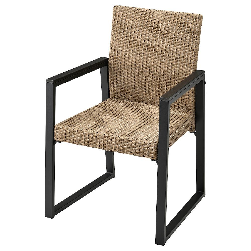 IKEA VÄRMANSÖ Sedia Da Giardino Marrone