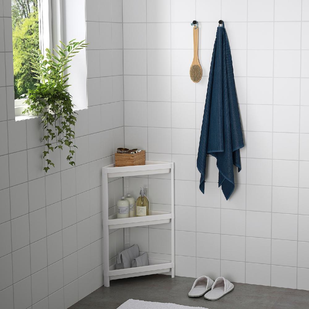 IKEA VESKEN Scaffale Angolare Bianco 33x33x71 Cm