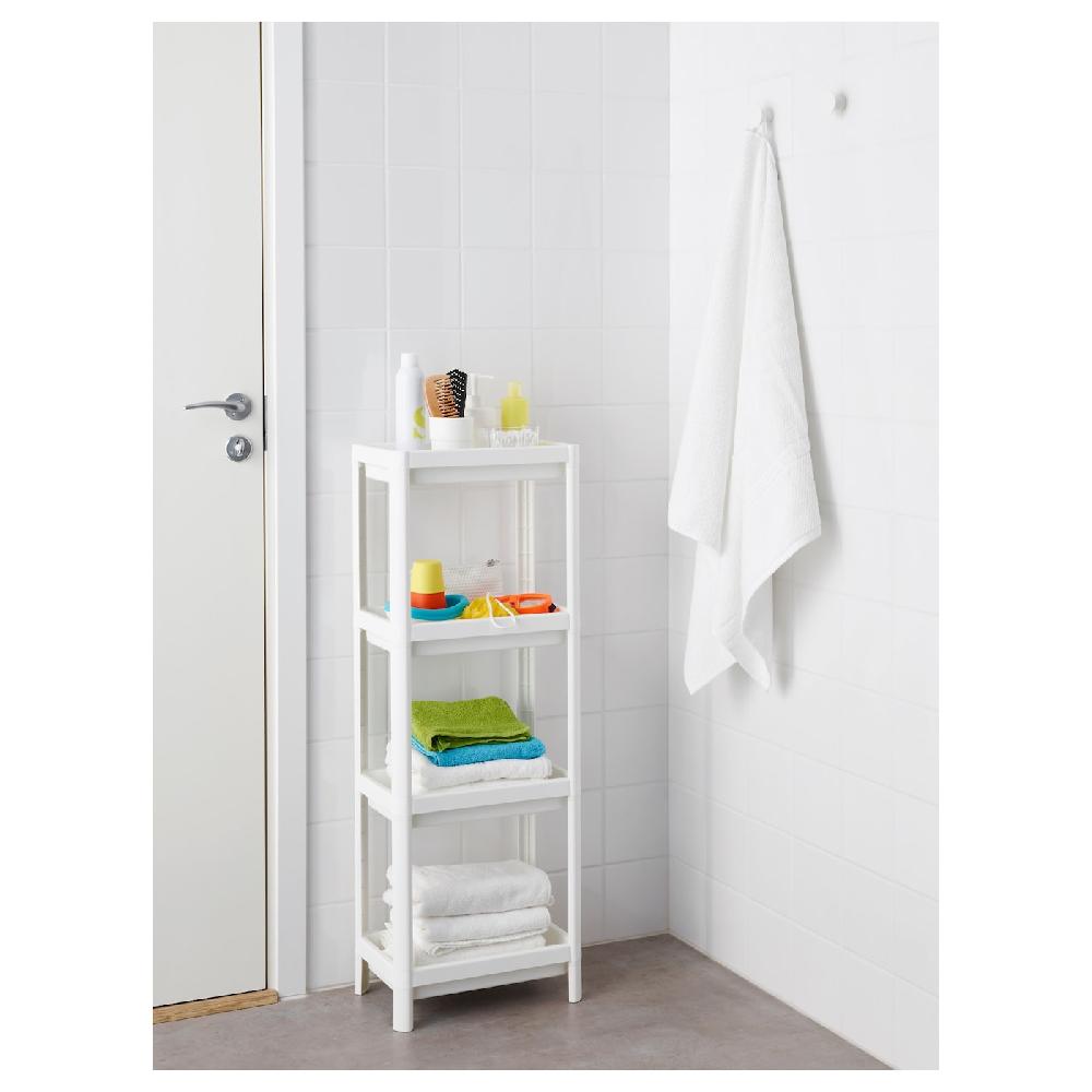 IKEA VESKEN Scaffale Bianco 37x23x101 Cm