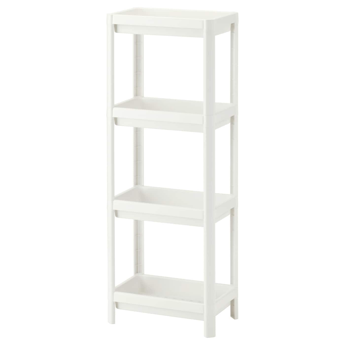 IKEA VESKEN Scaffale bianco 37x23x101 cm
