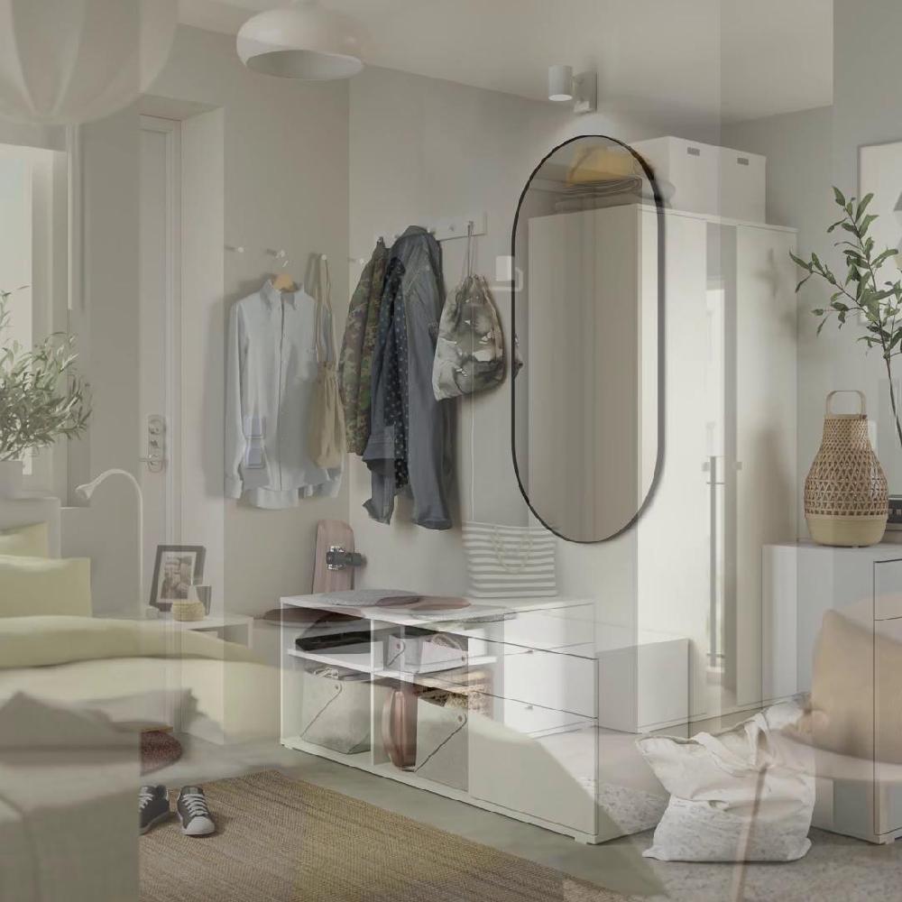 IKEA VIHALS Mobile TV Bianco 146x37x50 Cm