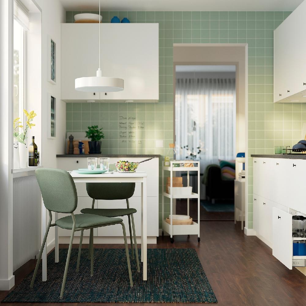 IKEA VIHALS Sedia Verde/Tibbleby Grigio-verde