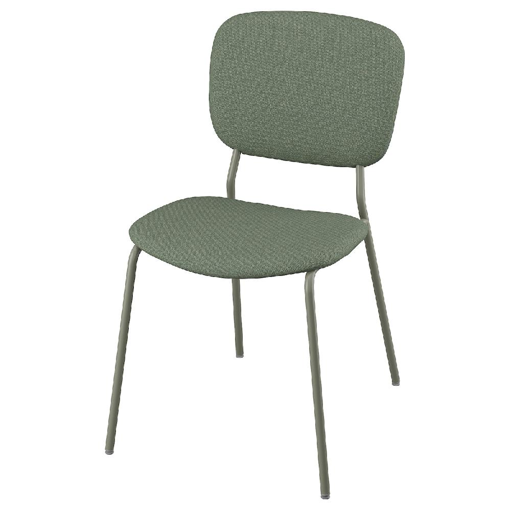 IKEA VIHALS Sedia verde/Tibbleby grigio-verde