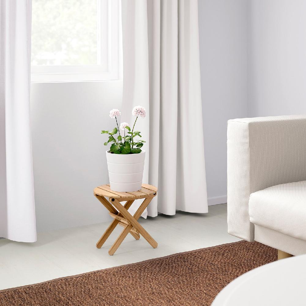 IKEA VILDAPEL Piedistallo Per Piante Bambù 29 Cm