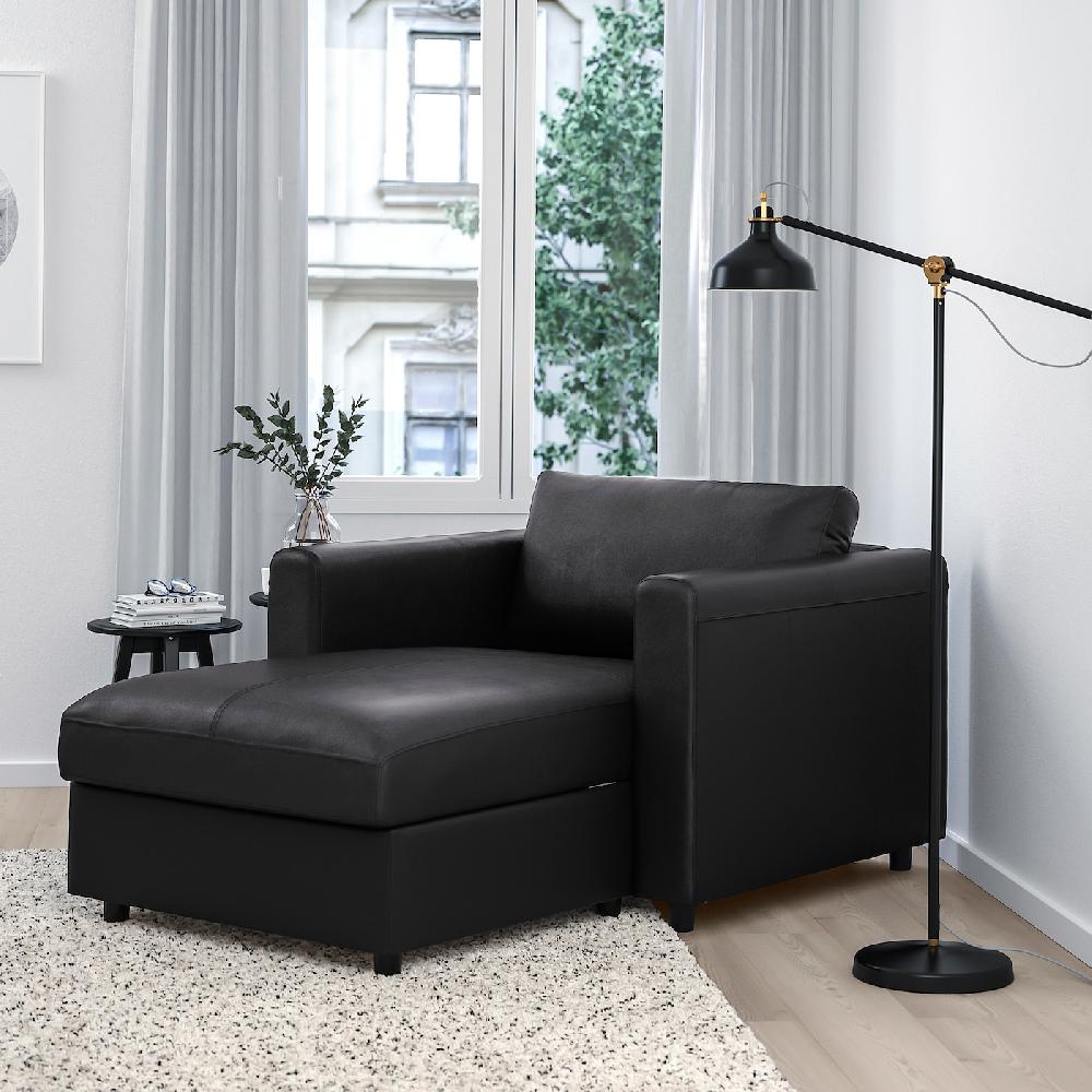 IKEA VIMLE Chaise-longue Grann/Bomstad Nero