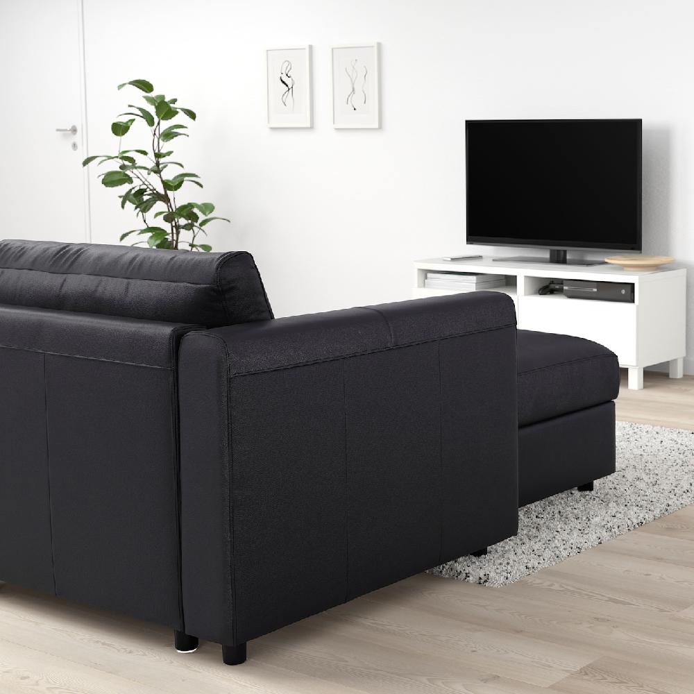 IKEA VIMLE Chaise-longue Grann/Bomstad Nero