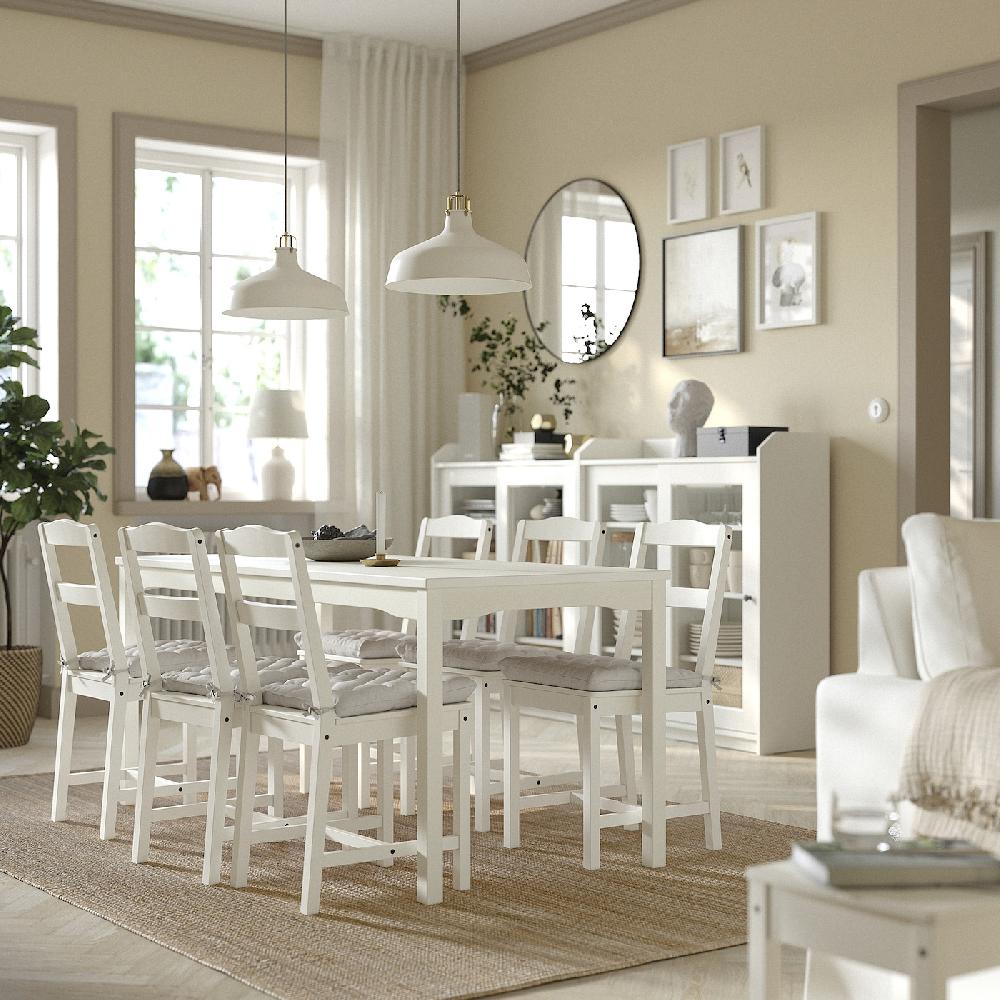 IKEA VIPPÄRT Cuscino Per Sedia Beige 38x38x6.5 Cm