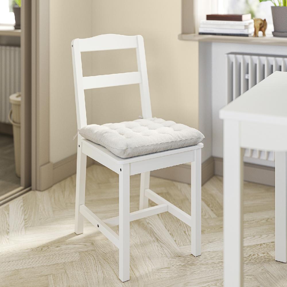 IKEA VIPPÄRT Cuscino Per Sedia Beige 38x38x6.5 Cm