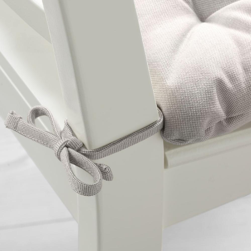 IKEA VIPPÄRT Cuscino Per Sedia Beige 38x38x6.5 Cm