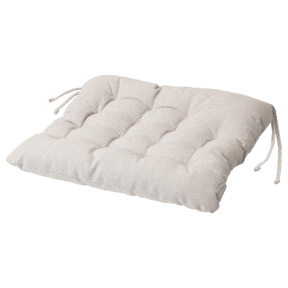 IKEA VIPPÄRT Cuscino per sedia beige 38x38x6.5 cm