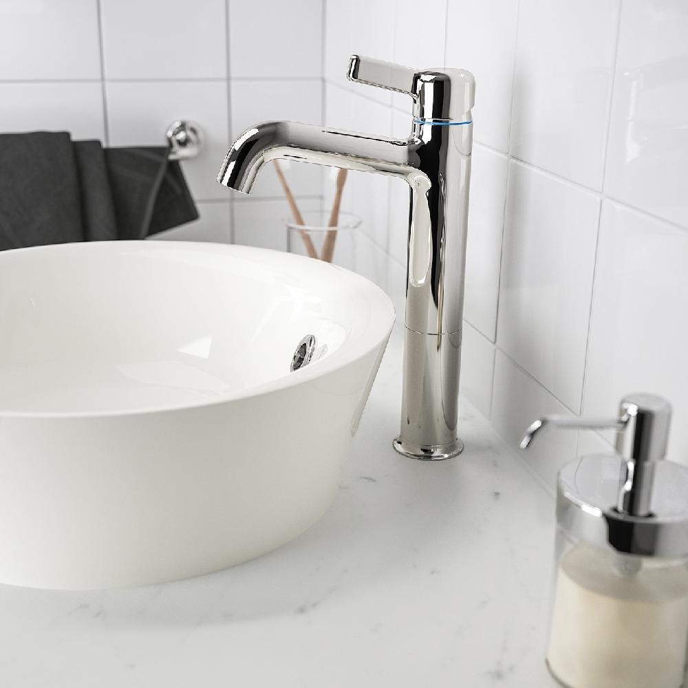 IKEA VOXNAN Miscelatore Per Lavabo Alto Cromato