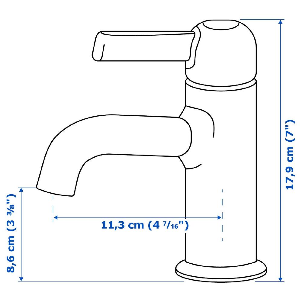 IKEA VOXNAN Miscelatore Per Lavabo Cromato