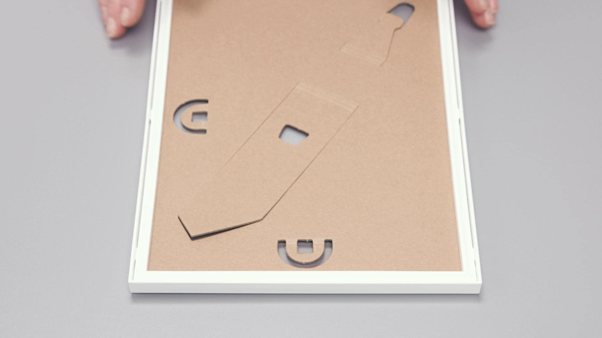 IKEA YLLEVAD Cornice Bianco 21x30 Cm