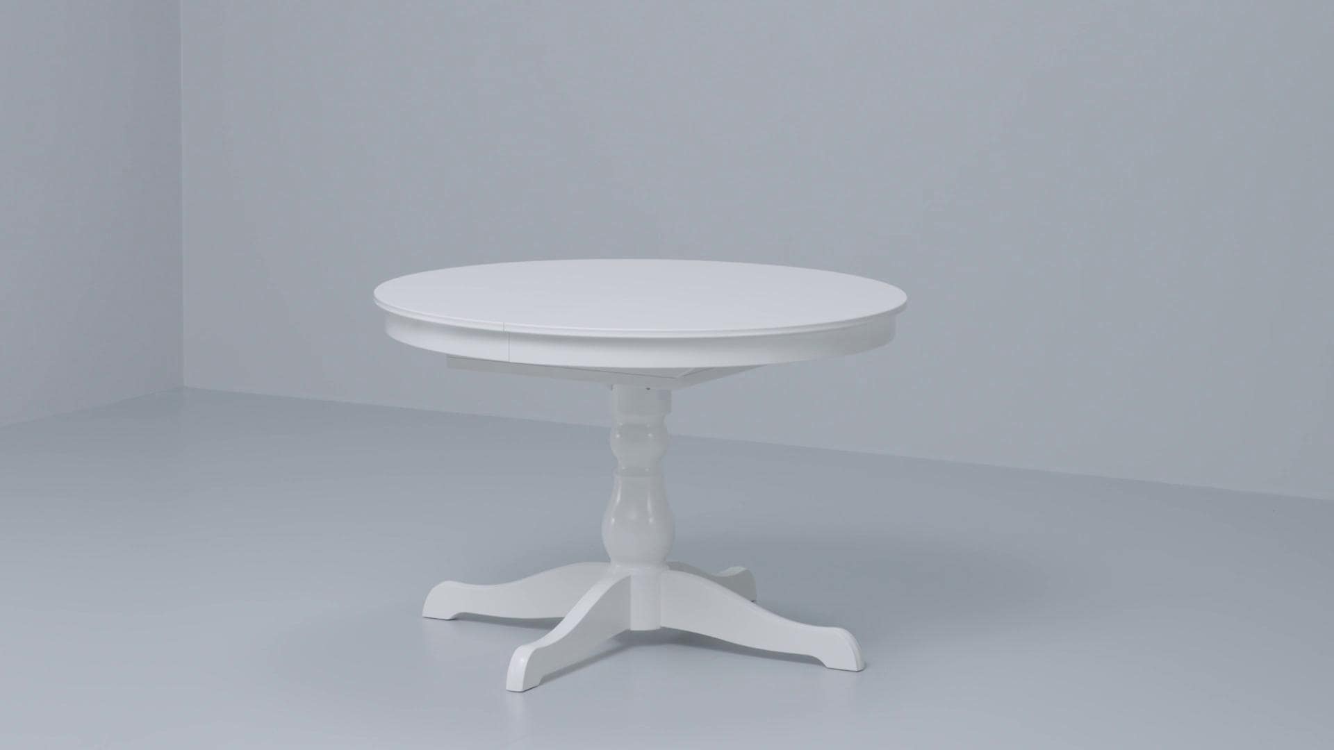 IKEA INGATORP / INGOLF Tavolo E 4 Sedie Bianco/bianco 110/155 Cm