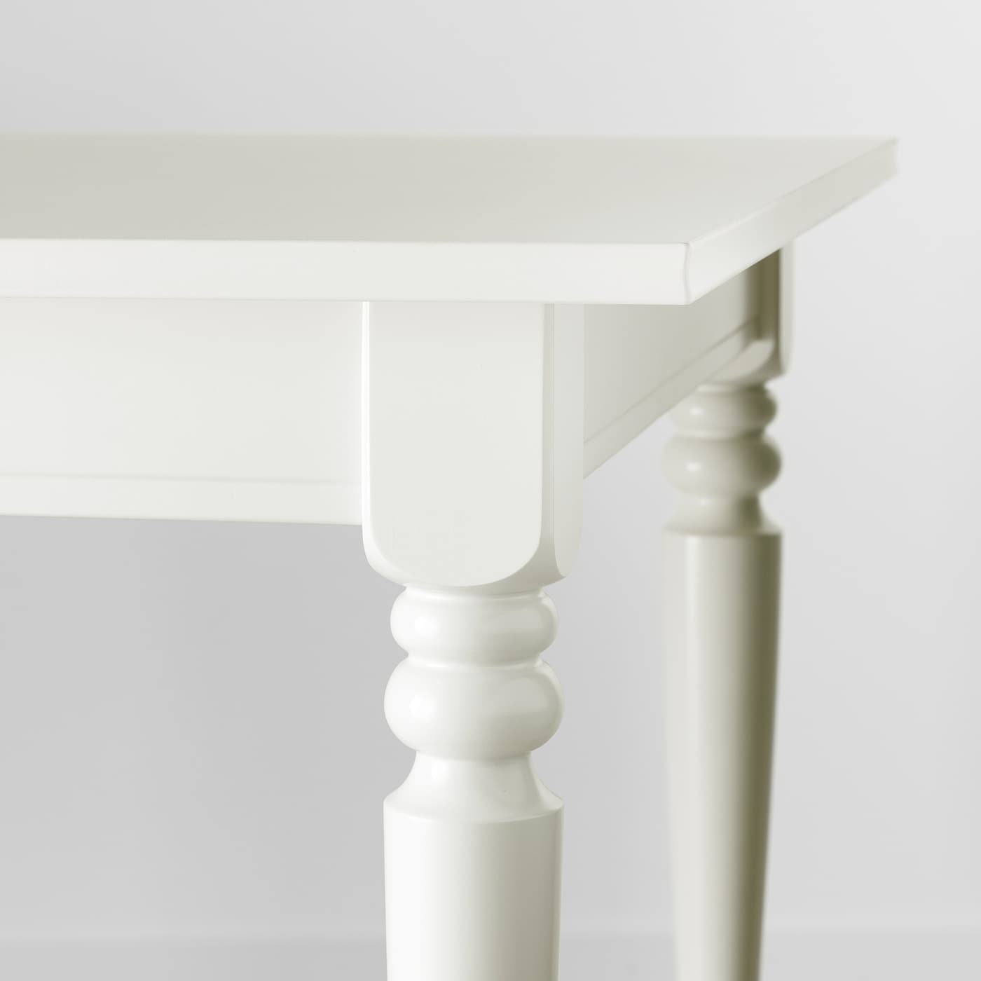 IKEA INGATORP / INGOLF Tavolo E 6 Sedie Bianco/bianco 155/215 Cm