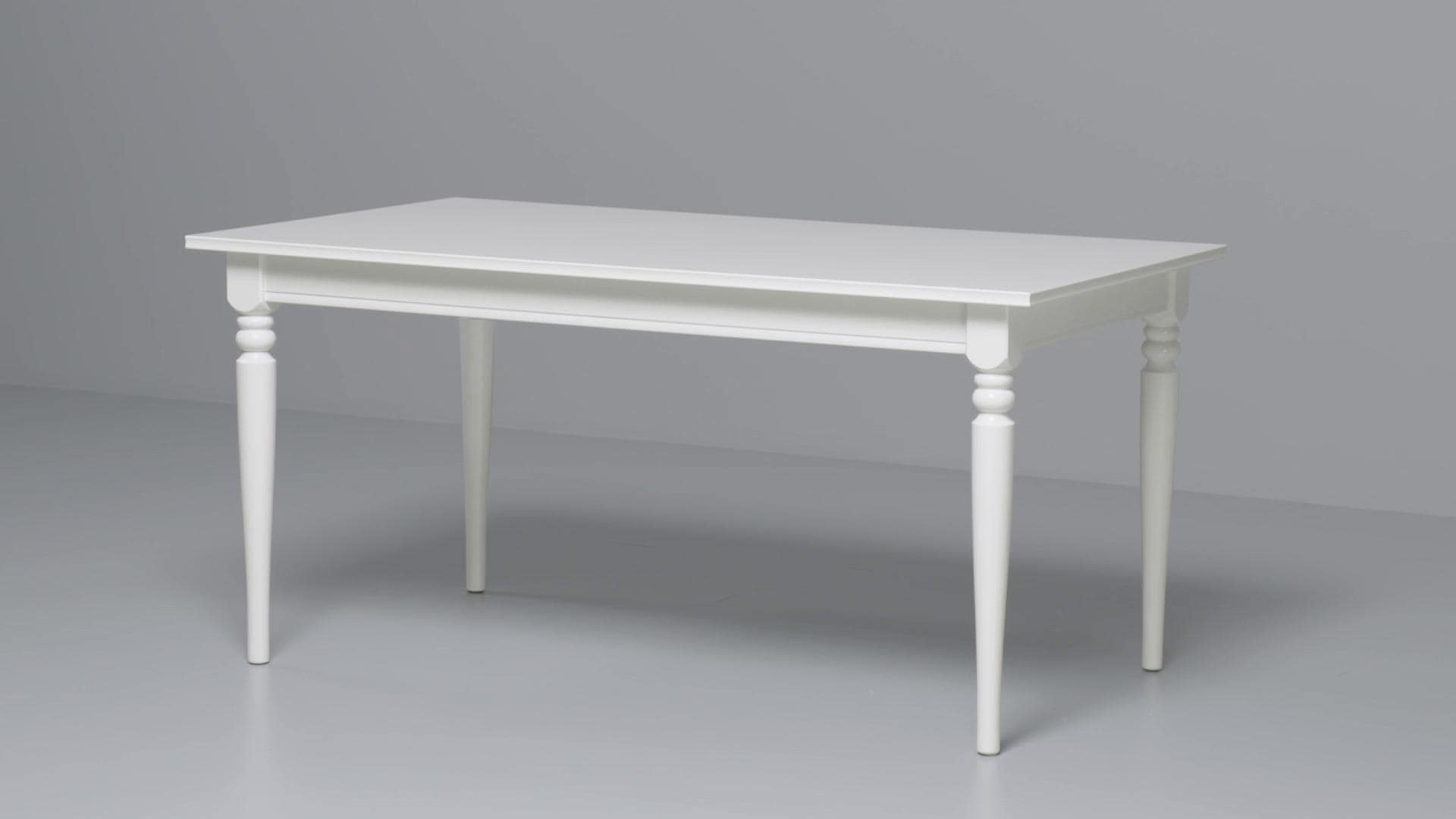 IKEA INGATORP Tavolo Allungabile Bianco 155/215x87 Cm