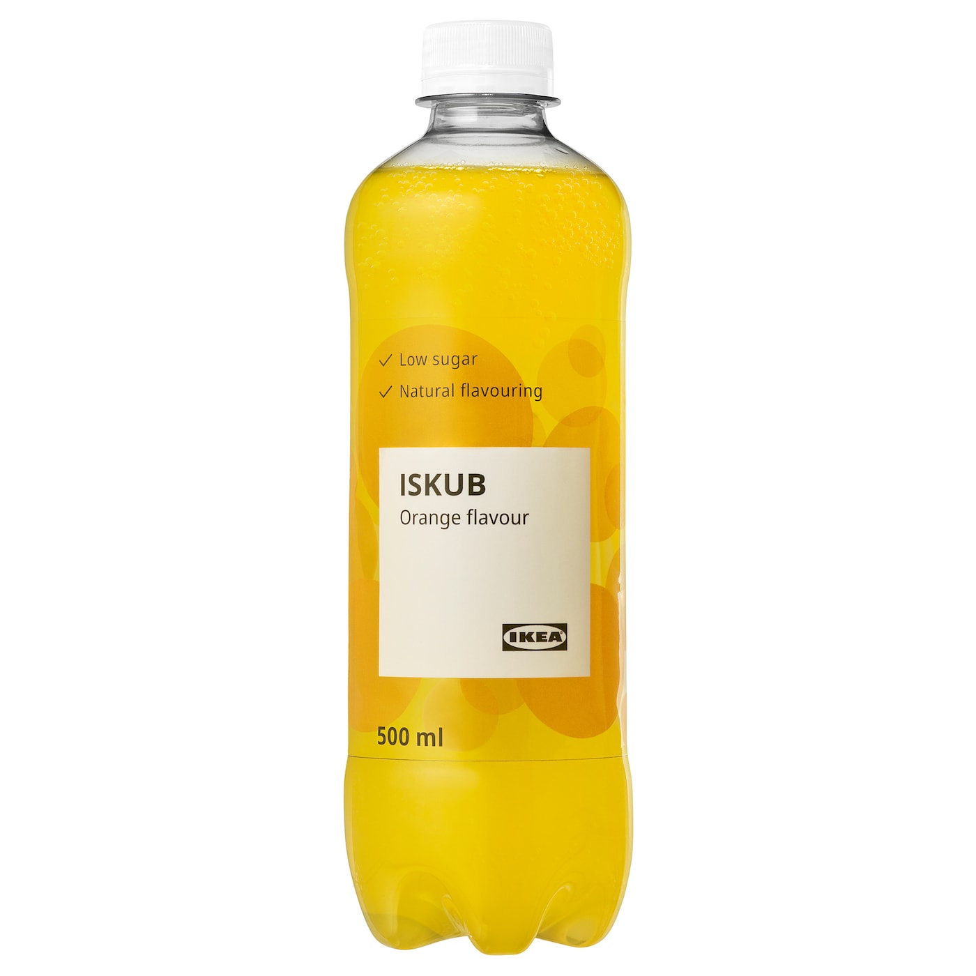 IKEA ISKUB Bevanda gassata gusto arancia/con zucchero ed edulcoranti 500 ml