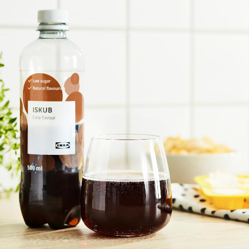 IKEA ISKUB Bevanda Gassata Gusto Cola/con Zucchero Ed Edulcoranti 500 Ml