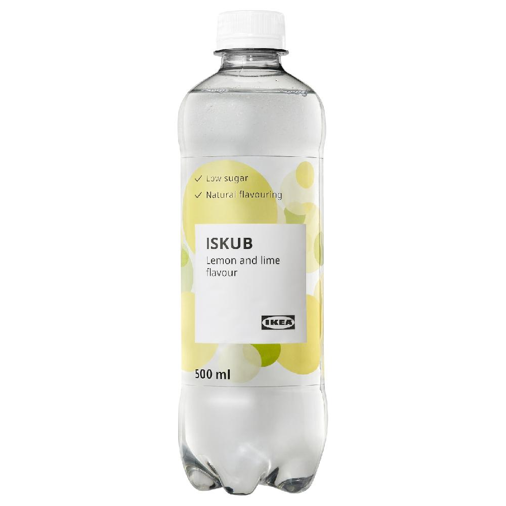 IKEA ISKUB Bevanda gassata gusto di limona/lime/con zucchero ed edulcoranti 500 ml