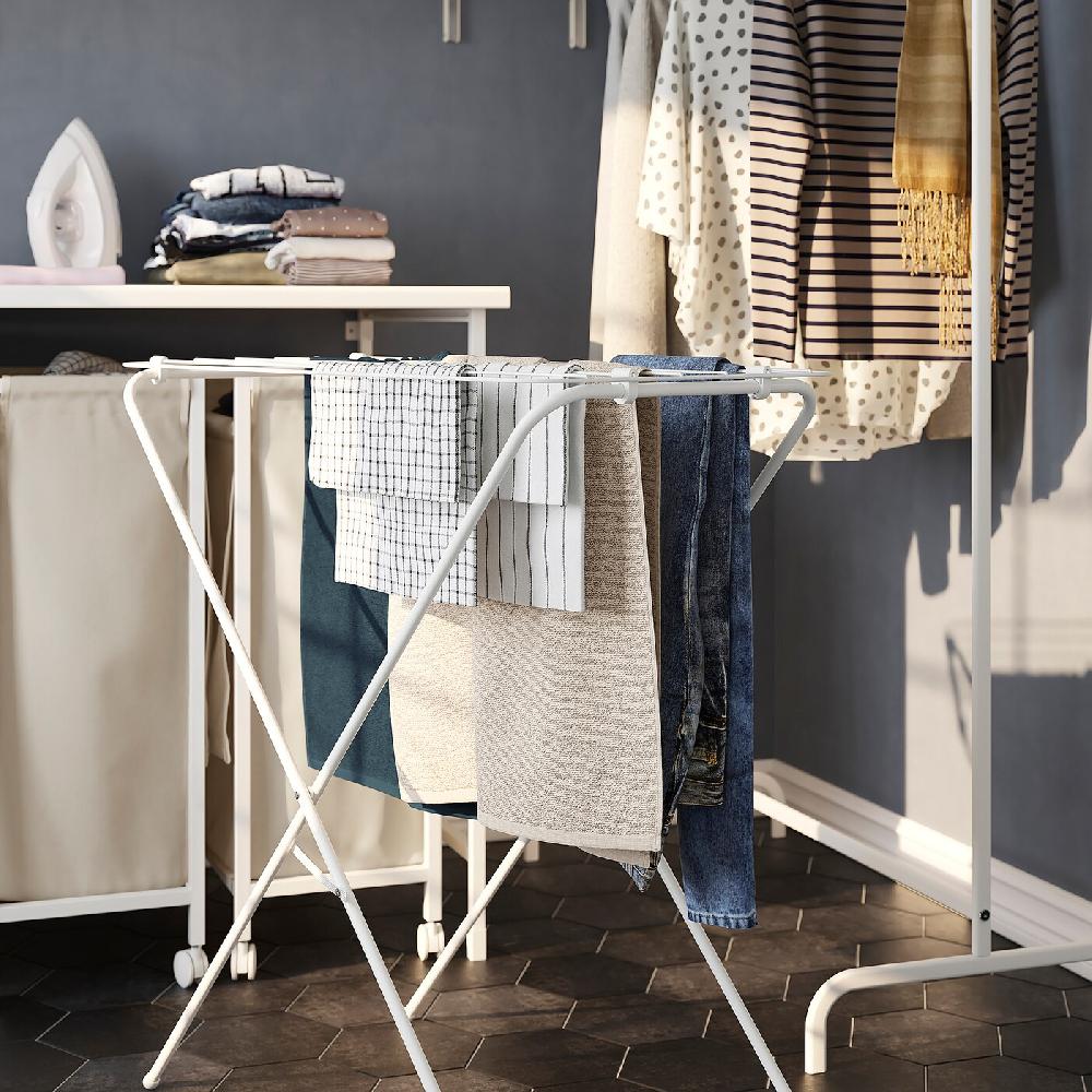 IKEA JÄLL Stendibiancheria Da Interno/esterno Bianco
