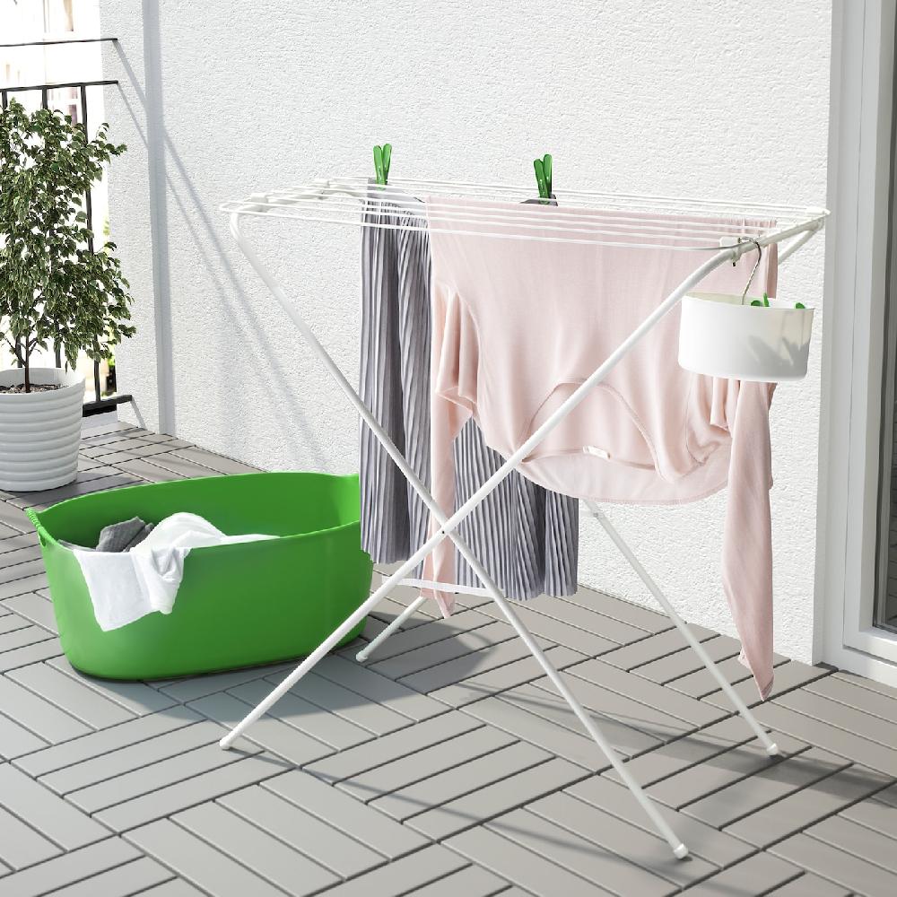 IKEA JÄLL Stendibiancheria Da Interno/esterno Bianco