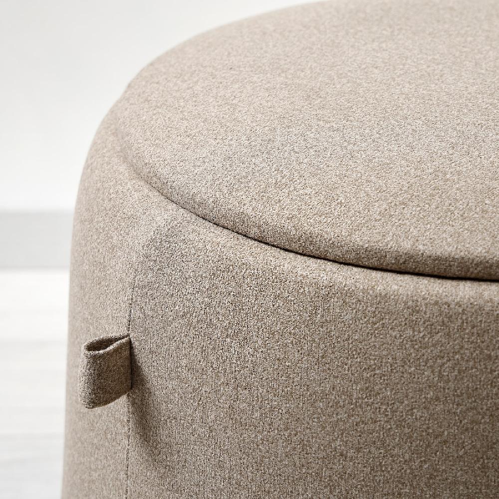 IKEA JÄRRESTAD Pouf Con Contenitore/Tonerud Beige Scuro