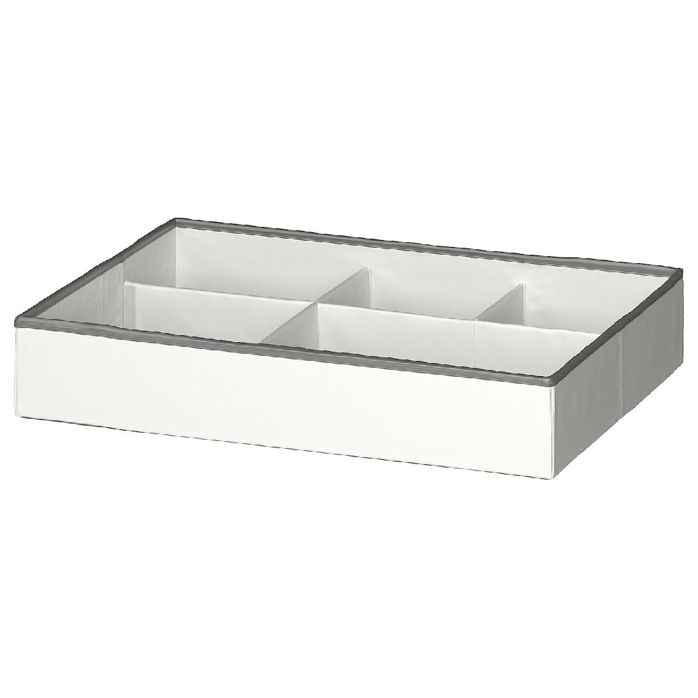 IKEA JÄTTEBJÖRN Portatutto bianco/grigio 50x35x9 cm