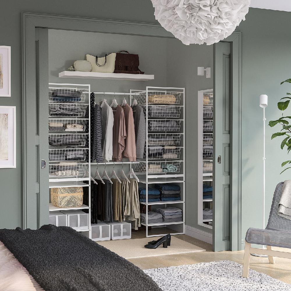 IKEA JONAXEL Combinazione Di Guardaroba Bianco 142-178x51x173 Cm