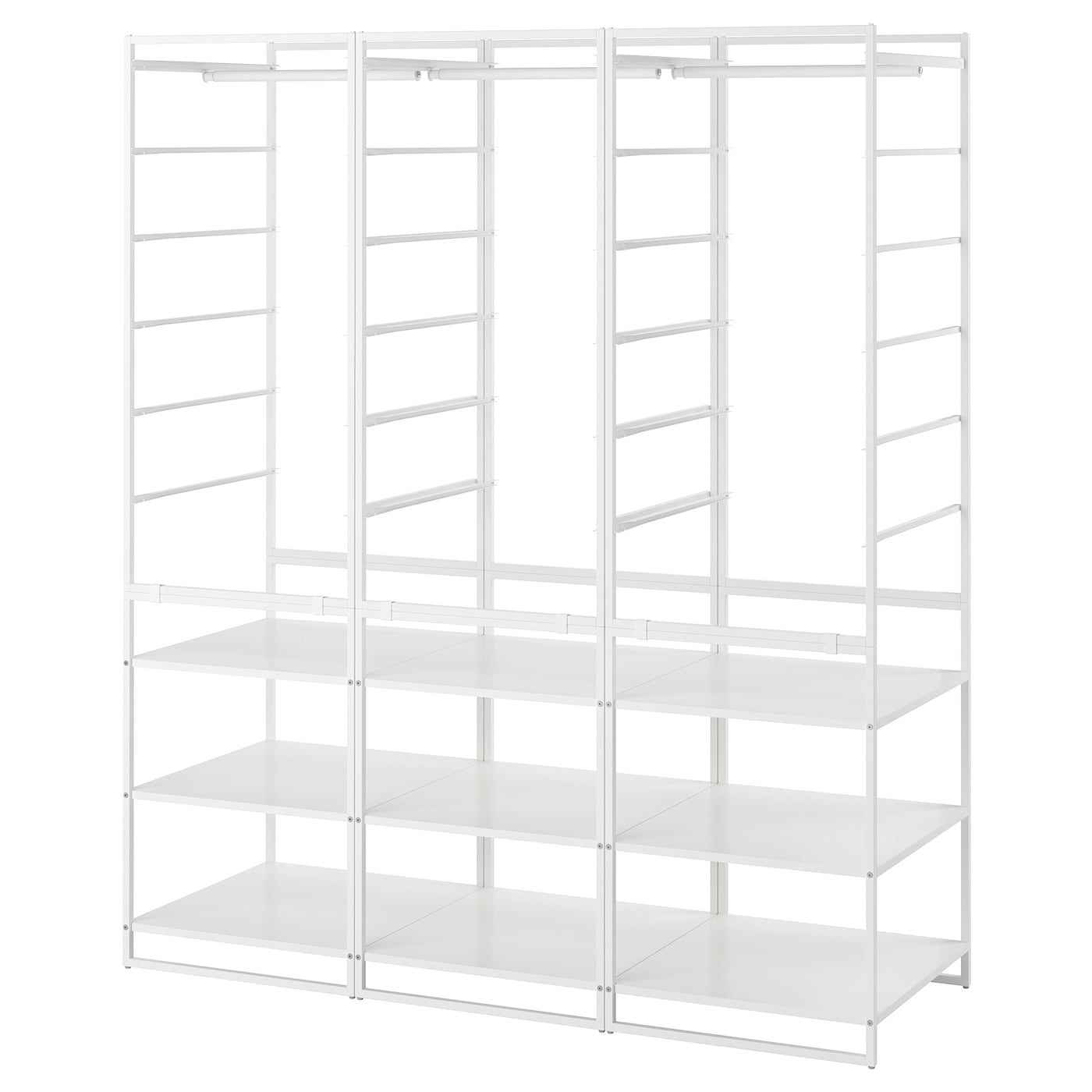 IKEA JONAXEL Combinazione di guardaroba bianco 148x51x173 cm