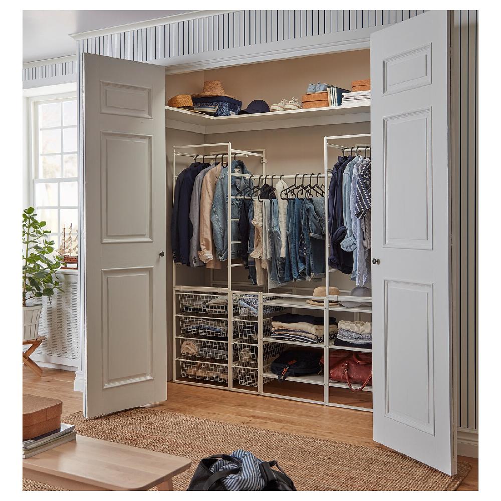 IKEA JONAXEL Combinazione Di Guardaroba Bianco 173x51x173 Cm