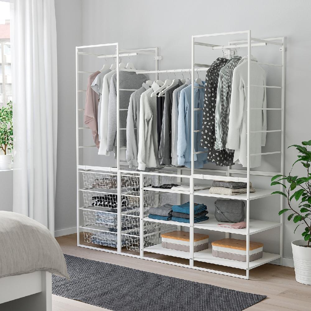 IKEA JONAXEL Combinazione Di Guardaroba Bianco 173x51x173 Cm
